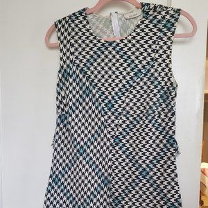 Vintage Julie Haus Houndstooth Dress Anthropologie